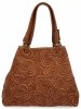 Kožené kabelka shopper bag Vittoria Gotti zrzavá 5566-Sru